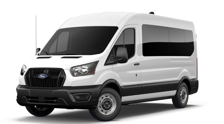 2026 Ford Transit-350 XL in Oxford White — front three-quarter view
