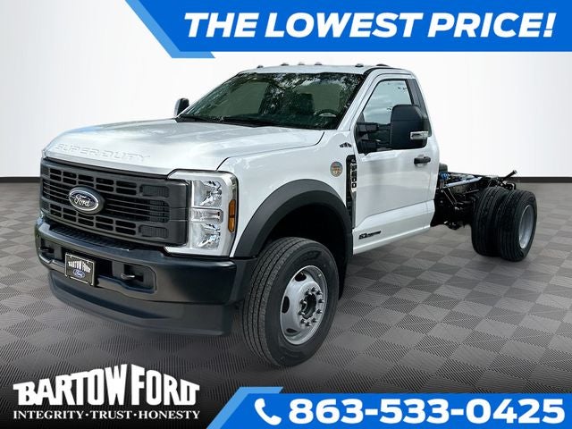 2026 Ford F-600SD XL in Oxford White — front three-quarter view
