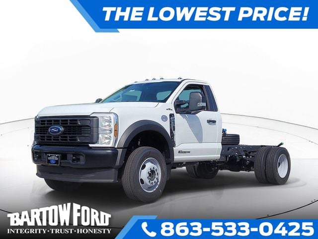 2026 Ford F-600SD XL in Oxford White — front three-quarter view