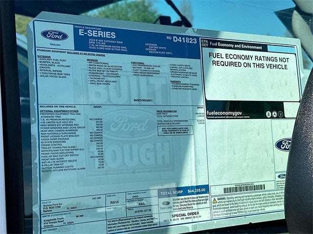 2024 Ford E-Series Cutaway Base KNAPHEIDE 16' BOX TRUCK WITH LIFTGATE