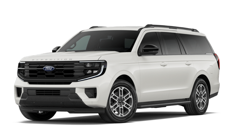 2026 Ford Expedition Max Active in White — front three-quarter view