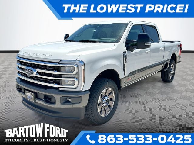2026 Ford F-250SD King Ranch 4WD CREW CAB in Brown — front three-quarter view