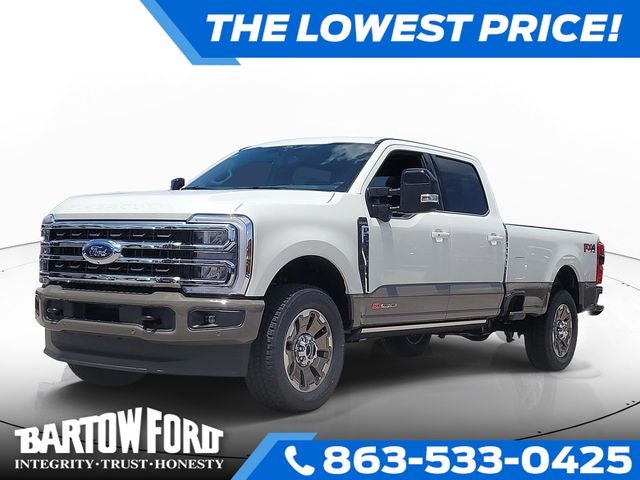 2026 Ford F-250SD King Ranch 4WD CREW CAB in Brown — front three-quarter view