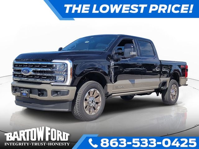 2026 Ford F-250SD King Ranch 4WD CREW CAB in Brown — front three-quarter view