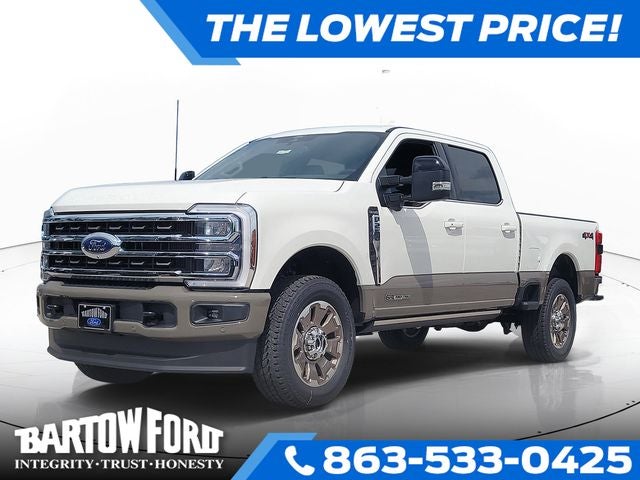 2026 Ford F-250SD King Ranch 4WD CREW CAB in Brown — front three-quarter view