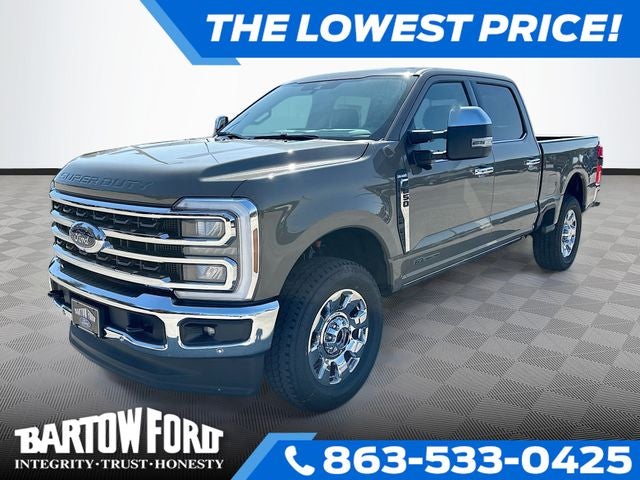 2026 Ford F-250SD King Ranch 4WD CREW CAB in Brown — front three-quarter view