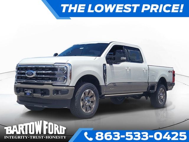 2026 Ford F-350SD King Ranch 4WD CREW CAB in Brown — front three-quarter view