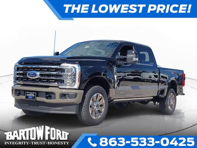 2026 Ford F-350SD King Ranch 4WD CREW CAB in Brown — front three-quarter view
