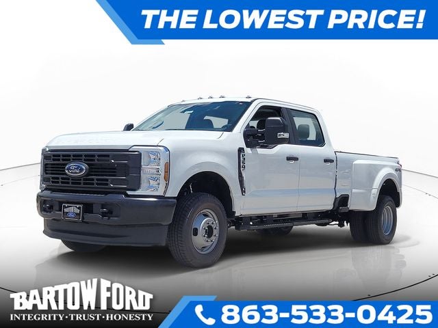 2026 Ford F-350SD XL DRW in Oxford White — front three-quarter view
