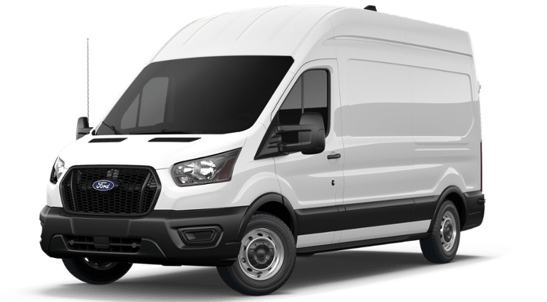 2026 Ford Transit-350 Base in Oxford White — front three-quarter view