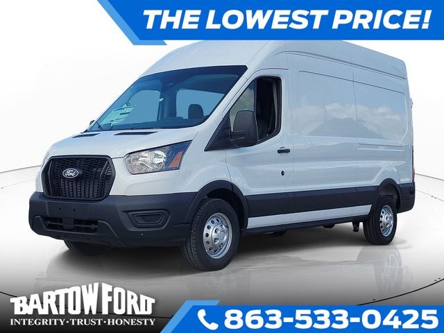 2026 Ford Transit-350 Base in Oxford White — front three-quarter view