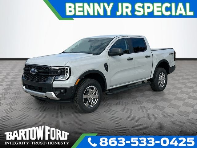 2026 Ford Ranger XLT in Avalanche — front three-quarter view
