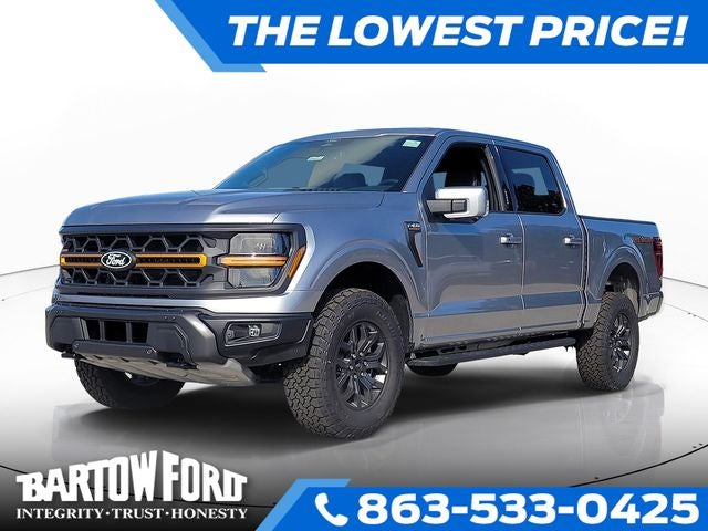 2026 Ford F-150 Tremor 4WD SUPERCREW in Silver Metallic — front three-quarter view