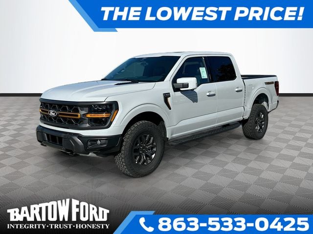 2026 Ford F-150 Tremor 4WD SUPERCREW in Avalanche — front three-quarter view