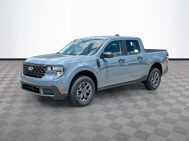 2026 Ford Maverick XLT in Azure Gray Metallic — front three-quarter view